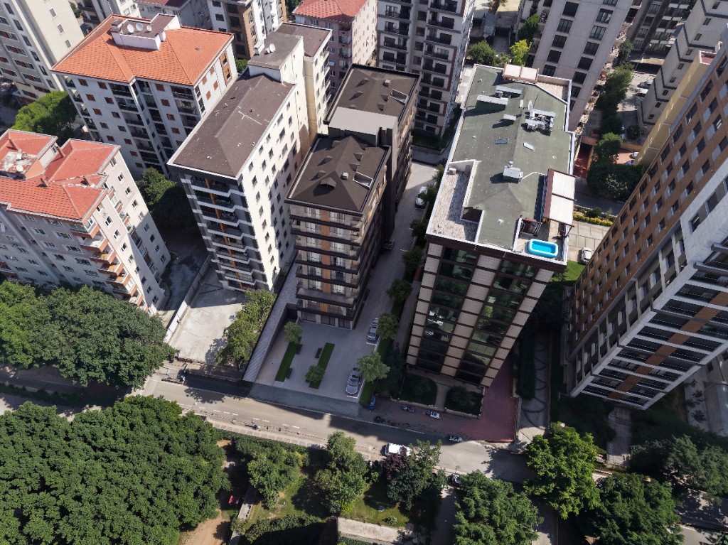 Yılmazlar Apartmanı drone görseli